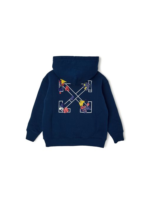 Felpa, unisex, logata. OFF WHITE | FLE00240412